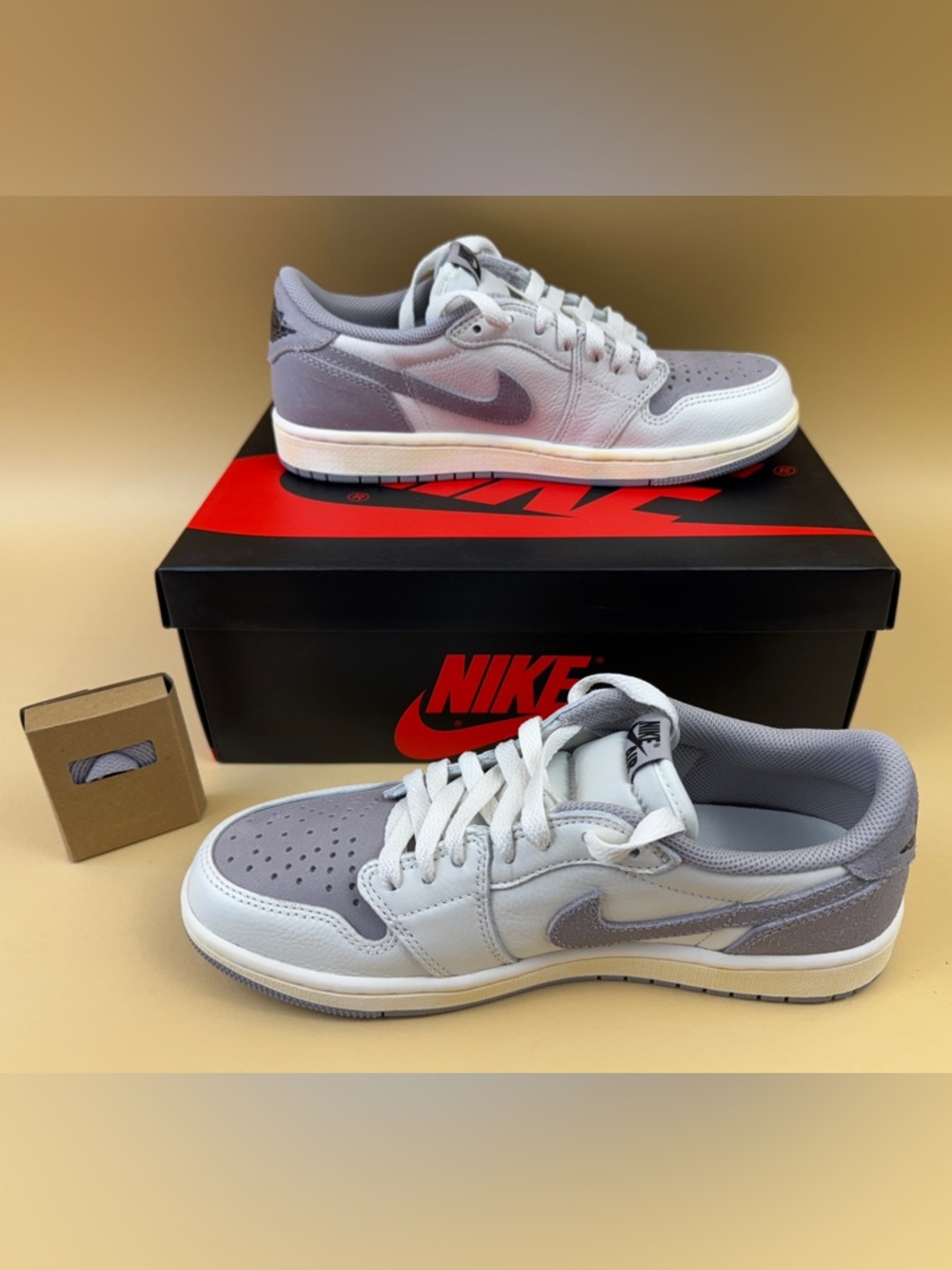 Nike Air Jordan 1 Retro Low OG Atmosphere Grey CZ0790-101 Men Size 7 / Women 8.5
